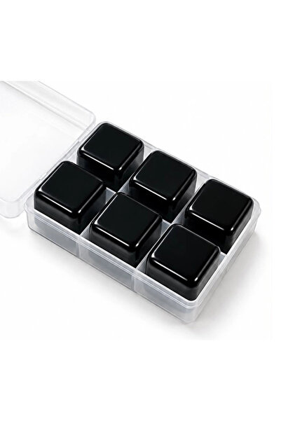Livenda Stainless Steel Whiskey Stones Set of 6 Alk5495