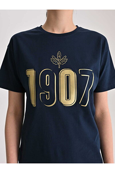 Fenerbahçe Lacivert Trend 1907 Kadın Oversize Tshirt