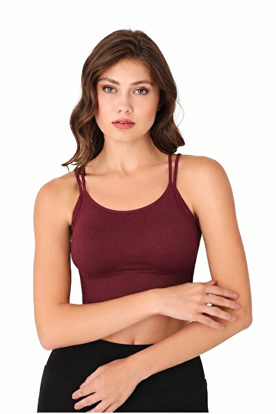 NBB Burgundy Seamless Bustier