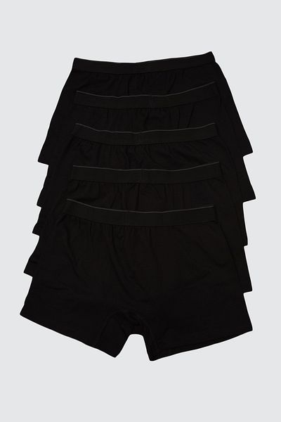 Trendyol Collection 5er-Pack schwarze Boxershorts - TMNAW21BX0018