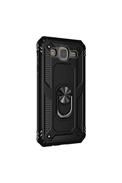 Gpack Samsung Galaxy J7 Core Kılıf Tank Vega Standlı Yüzüklü Mıknatıslı+nano ...