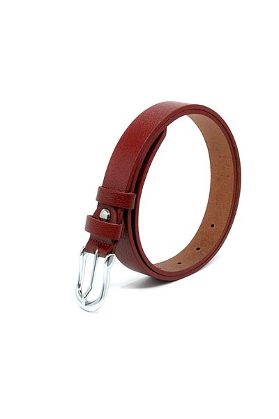 Livize Genuine Leather Women's Belt 2.5cm Red