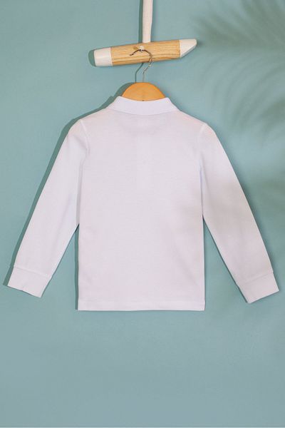 U.S. Polo Assn. White Boy Sweatshirt
