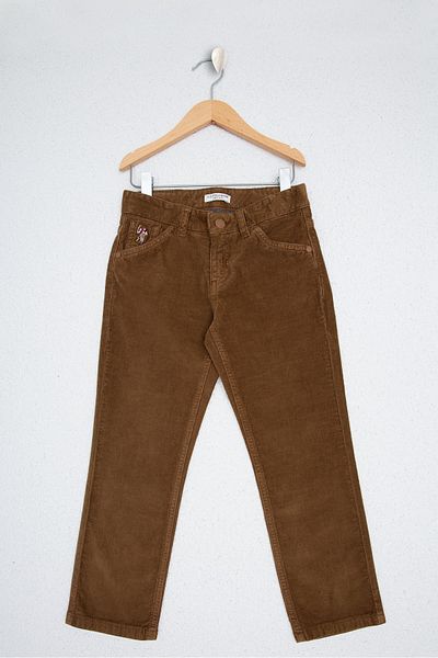 U.S. Polo Assn. Brown Boy Trousers
