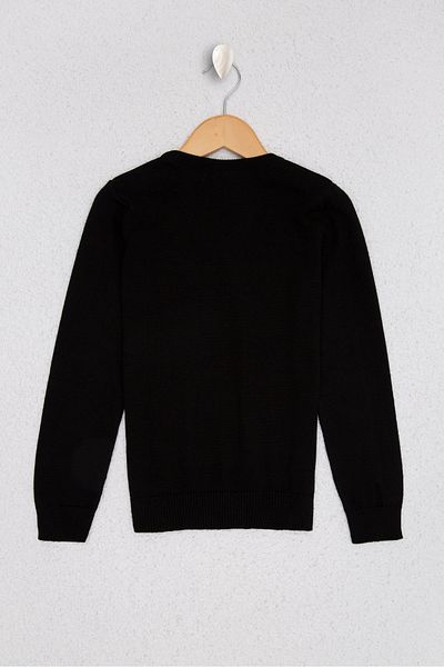 U.S. Polo Assn. Pulover pentru băiat negru