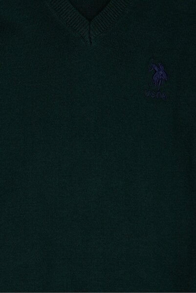 U.S. Polo Assn. Yeşil Erkek Çocuk Kazak