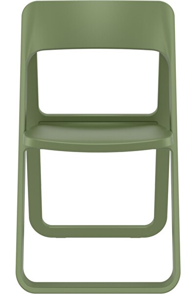 Siesta Dream Katlanır Plastik Contract Zeytin Yeşili Mutfak Balkon Salon Bahçe Sandalye