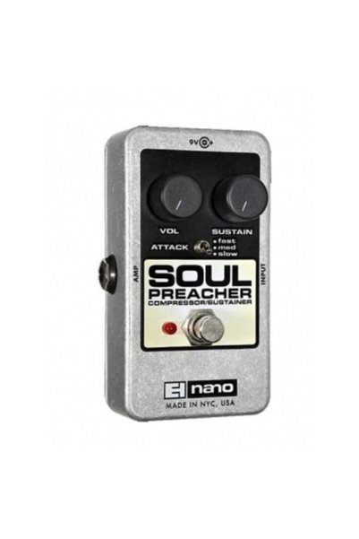 Electro Harmonix Soul Preacher Compressor &amp; Sustainer Pedalı