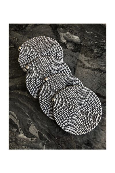 Trendev Decorative Gray Coaster Set of 6