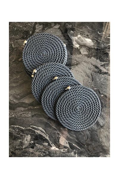 Trendev Decorative Smoked Coasters Set of 6