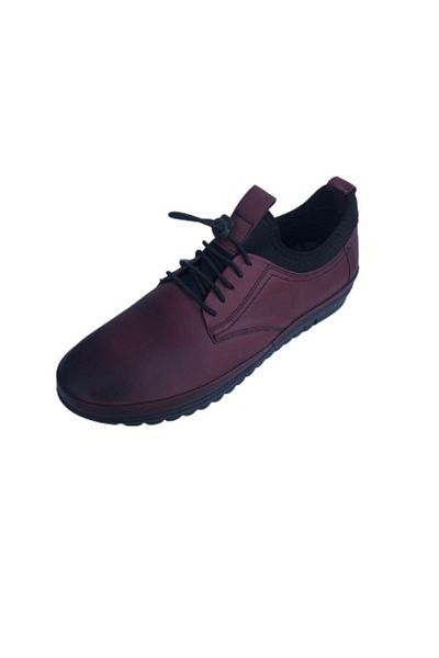 Geppetto Geppet Pantofi Casual Unisex din Piele Veritabila Rosu Claret