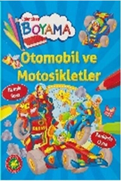 Parıltı Yayıncılık Amusing Painting Cars And Motorcycles