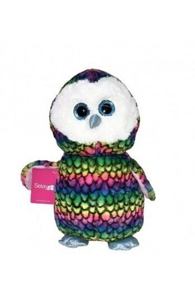 Selay Plush Owl 17cm