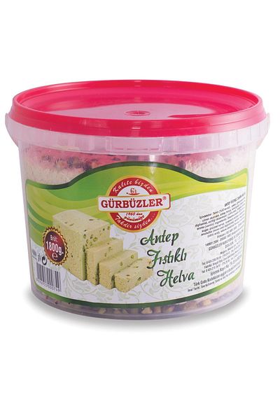 GÜRBÜZLER KURUYEMİŞ 1800 Gram Halva with Pistachios