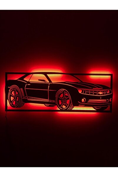 dekoraven Camaro Led Işıklı Tablo