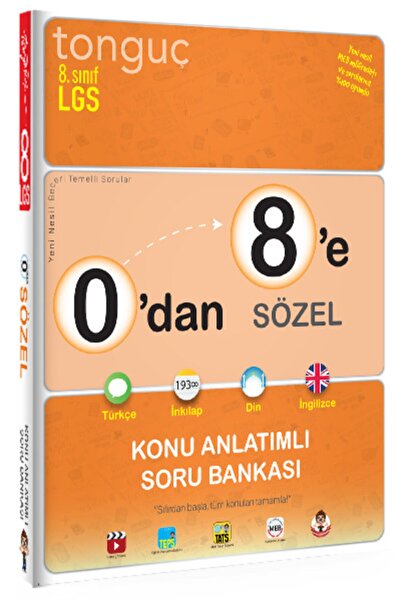 Tonguç Akademi 0'dan 8'e Sözel Konu Anlatımlı Soru Bankası
