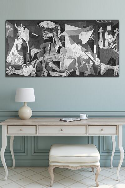 Nazenin Design Pablo Picasso Guernica Kanvas Tablo Dev Boy ( 150 X 70 Cm )