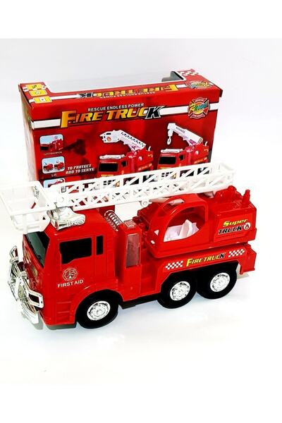 Prestij Oyuncak Oyuncak Itfaiye Aracı Pilli Siren Sesli Işıklı Aynı Gün Kargo