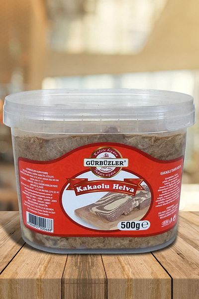 GÜRBÜZLER KURUYEMİŞ 500 Grams of Cocoa Halva