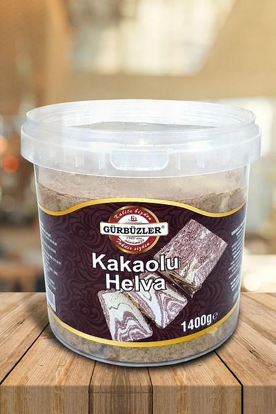 GÜRBÜZLER KURUYEMİŞ 1400 Grams of Cocoa Halva