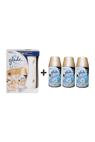 Glade Otomatik Sprey + Ipeksi Vanilya Yedek 269 Ml+temizliğin Ferahlığı + 3 X...