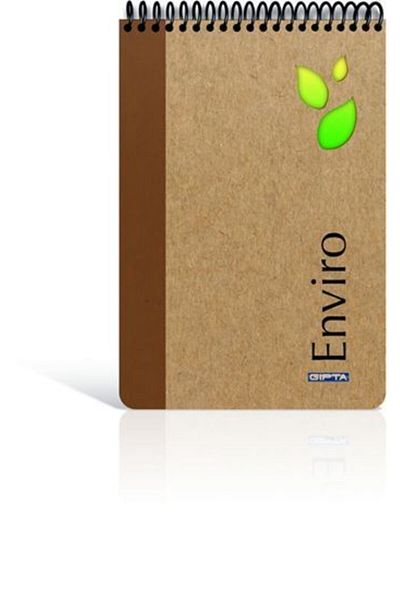 Gıpta Enviro Sp.kraft Hard Cover Notepad 17x24-100 Yp.square 2 Pieces