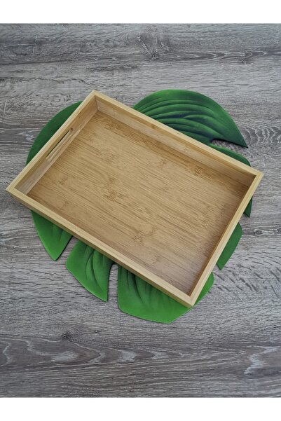 BALSA صينية خيزران فاخرة مقاس 35 × 25 سم للتقديم والعرض