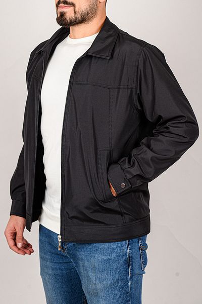 TANİŞ GİYİM Classic Black Bonded - Εποχιακό παλτό Άνετη Εφαρμογή