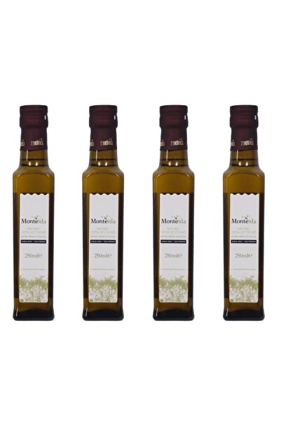 Monteida Natürel Sızma Zeytinyağı (soğuk Sıkım) 250ml Danai Şişe - 4lü Paket