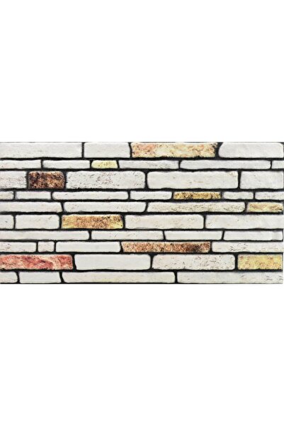 Pandekor 5 Adet (2,5M2) X Kesme Taş Desenli 3 Boyutlu Renkli Strafor Köpük Duvar Kaplama Paneli (KS-405)