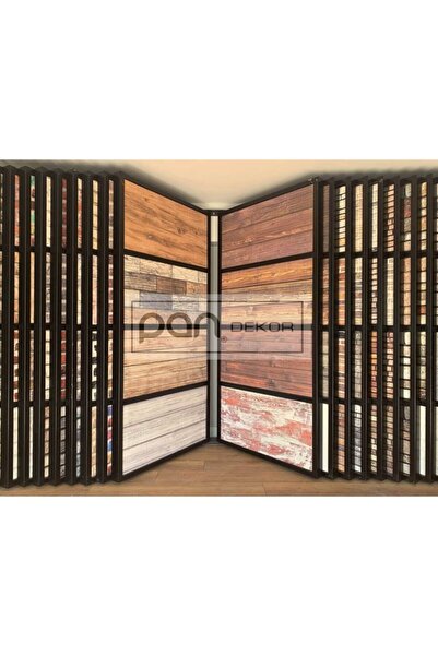 Pandekor 5 Adet (2,5M2) X Ahşap Desenli 3 Boyutlu Renkli Strafor Köpük Duvar Kaplama Paneli (WD-706)