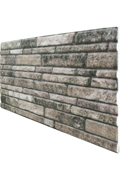 Pandekor 5 Adet X Kesme Taş Desenli 3 Boyutlu Renkli Strafor Köpük Duvar Kapl...