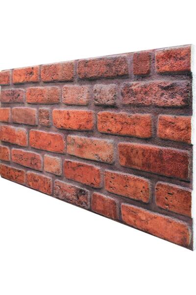 Pandekor 5 Adet (2,5M2) X Tuğla Desenli 3 Boyutlu Renkli Strafor Köpük Duvar Kaplama Paneli (BR-552)