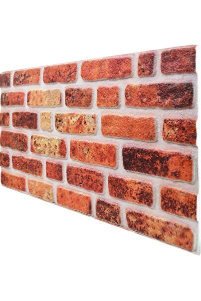 Pandekor 5 Adet X Tuğla Desenli 3 Boyutlu Renkli Strafor Köpük Duvar Kaplama ...