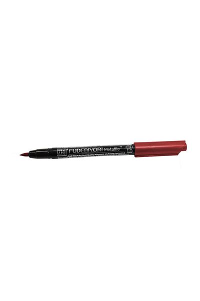 Zig Fudebiyori Metallic Brush Marker Red