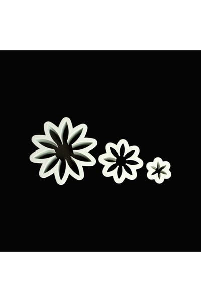 PASTRY PLANET قاطعة ديزي 3 قطع