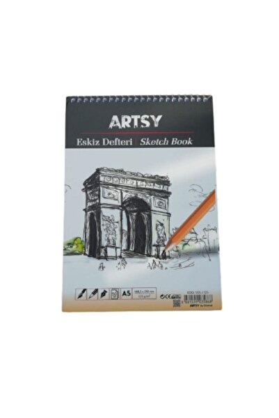 GÜRMAT Artsy A5 Sketchbook Size 148.5 X 210 Mm 125 Gr 50 Sheets