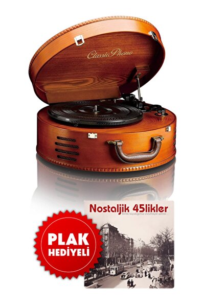 Lenco Pikap - Tt-34 Ahşap " Nostaljik 45'likler Plak Hediyeli " Classic Phono