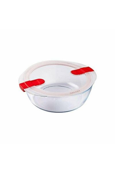Pyrex Yuvarlak Saklama Kabı Mikrodalga 2.3 L