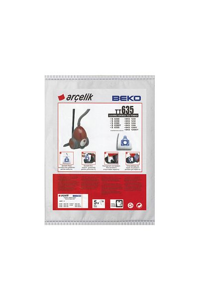 Arçelik كيس غبار أصلي من Beko Tt 635 - عبوتان