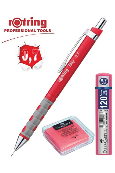 Rotring Rotrıng Tıkky 0,7 Versatil Hamur Silgi 120li Min Bayrak Kırmızı