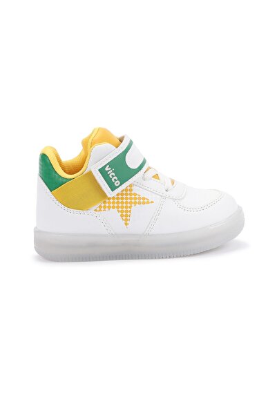 Vicco Kız Erkek Çocuk Beyaz Magic Işıklı Bot Ayakkabı 220.b20k.106