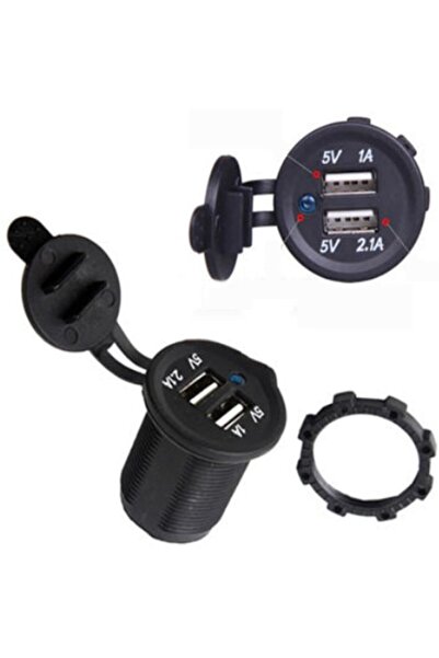 OEM Powermaster Şase Tipi Oto Usb Şarj 5v-2.1a-5v1a