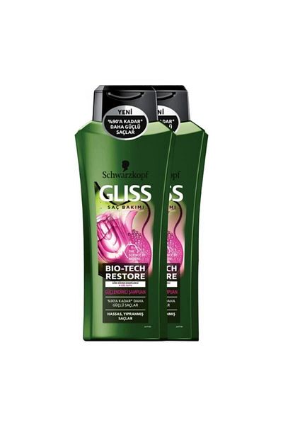 Gliss Bio-Tech 360 ml Strengthening Shampoo Set of 2