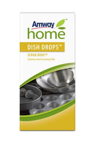 Amway Dısh Drops Scrub Buds Dish Wires - 4 Pieces Package Product Code: 110490