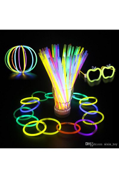 DIGERUI Glow Stick Phosphorescent Broken Stick Pack 50 Pieces