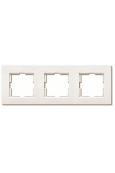 VİKO Karre Krem Üçlü Çerçeve (1 ADET) Viko By Panasonic
