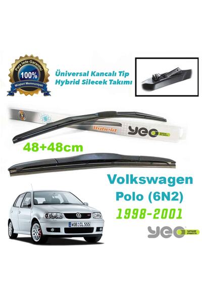 YEO Vw Polo (6n2) Hybrid Silecek Takımı 1998-2001
