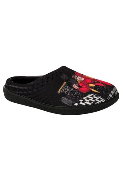 GEZER Boy's Black Brave Man Indoor Slippers