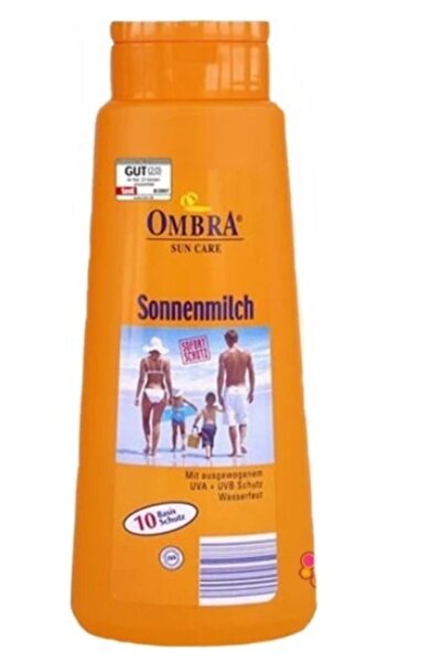 OMBRA واقي الشمس الألماني 10 - Sun Care Sonnenmilch Sun Milk (500 مل)